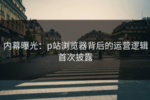 内幕曝光：p站浏览器背后的运营逻辑首次披露