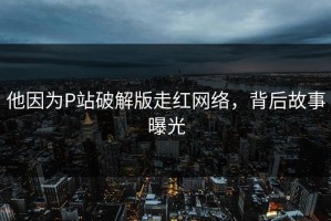 他因为P站破解版走红网络，背后故事曝光