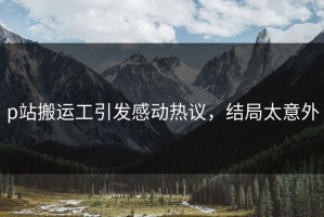 p站搬运工引发感动热议，结局太意外
