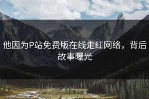 他因为P站免费版在线走红网络，背后故事曝光