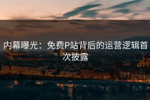 内幕曝光：免费P站背后的运营逻辑首次披露