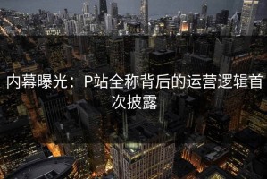 内幕曝光：P站全称背后的运营逻辑首次披露