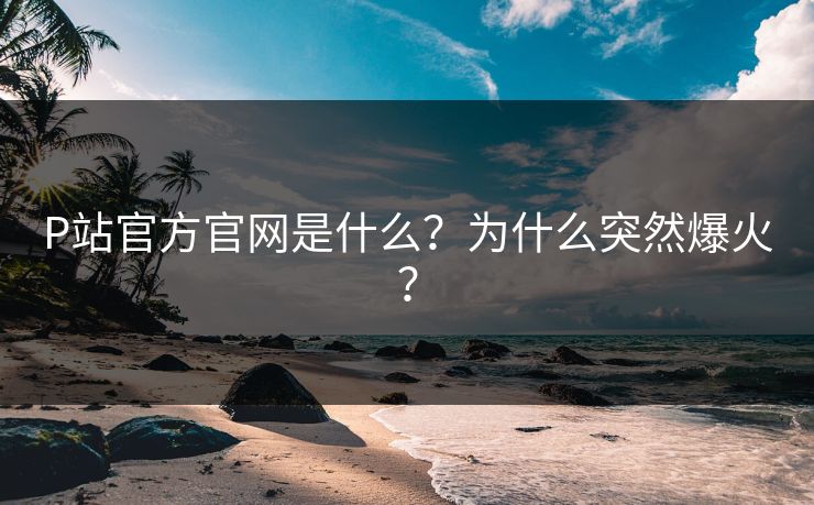 P站官方官网是什么？为什么突然爆火？